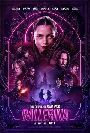 Ballerina 2025 Hindi Dual Audio HD Poster Download - Filmyzilla